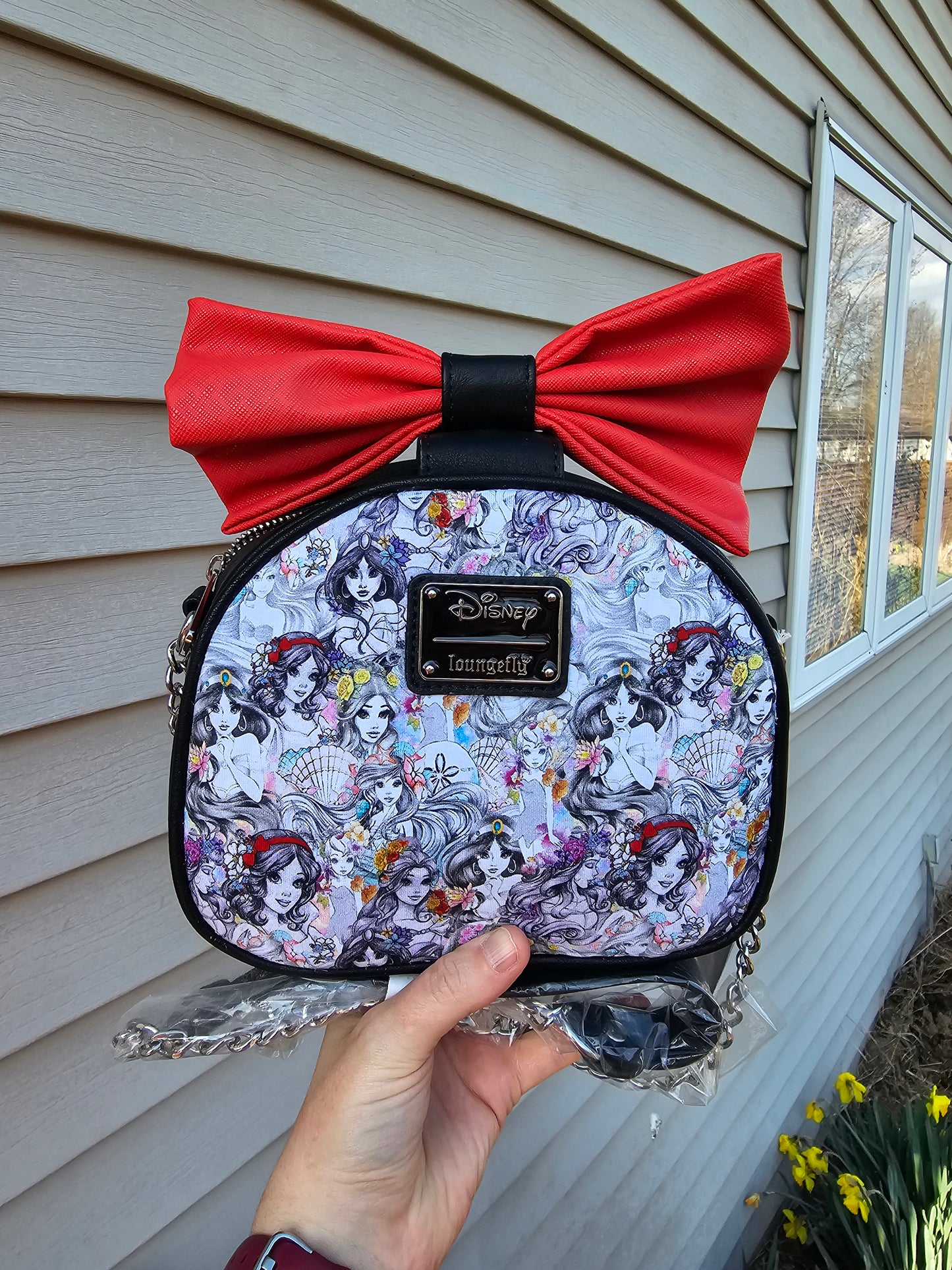 Princess sketch crossbody bag