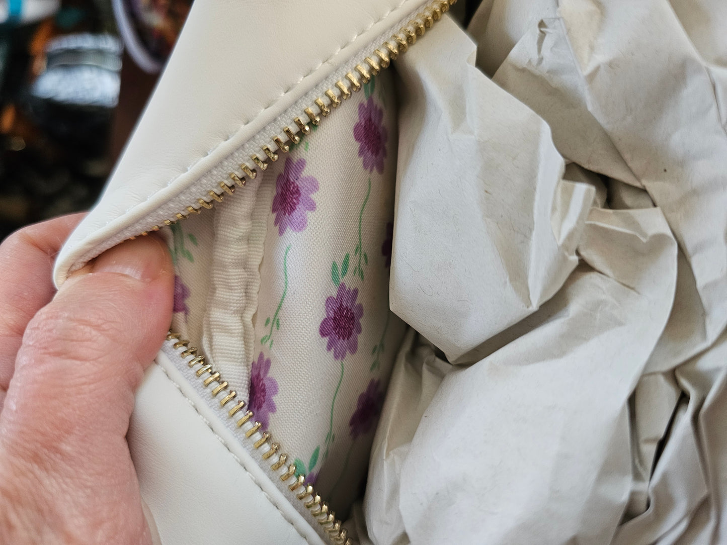 Purple beauty custom mini backpack