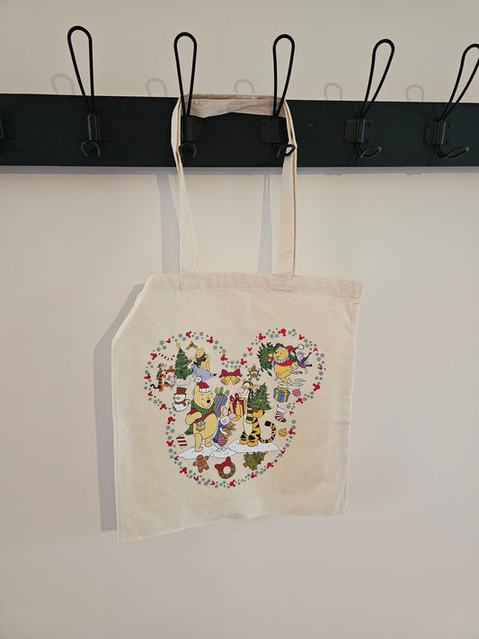 Pooh christmas tote- regular