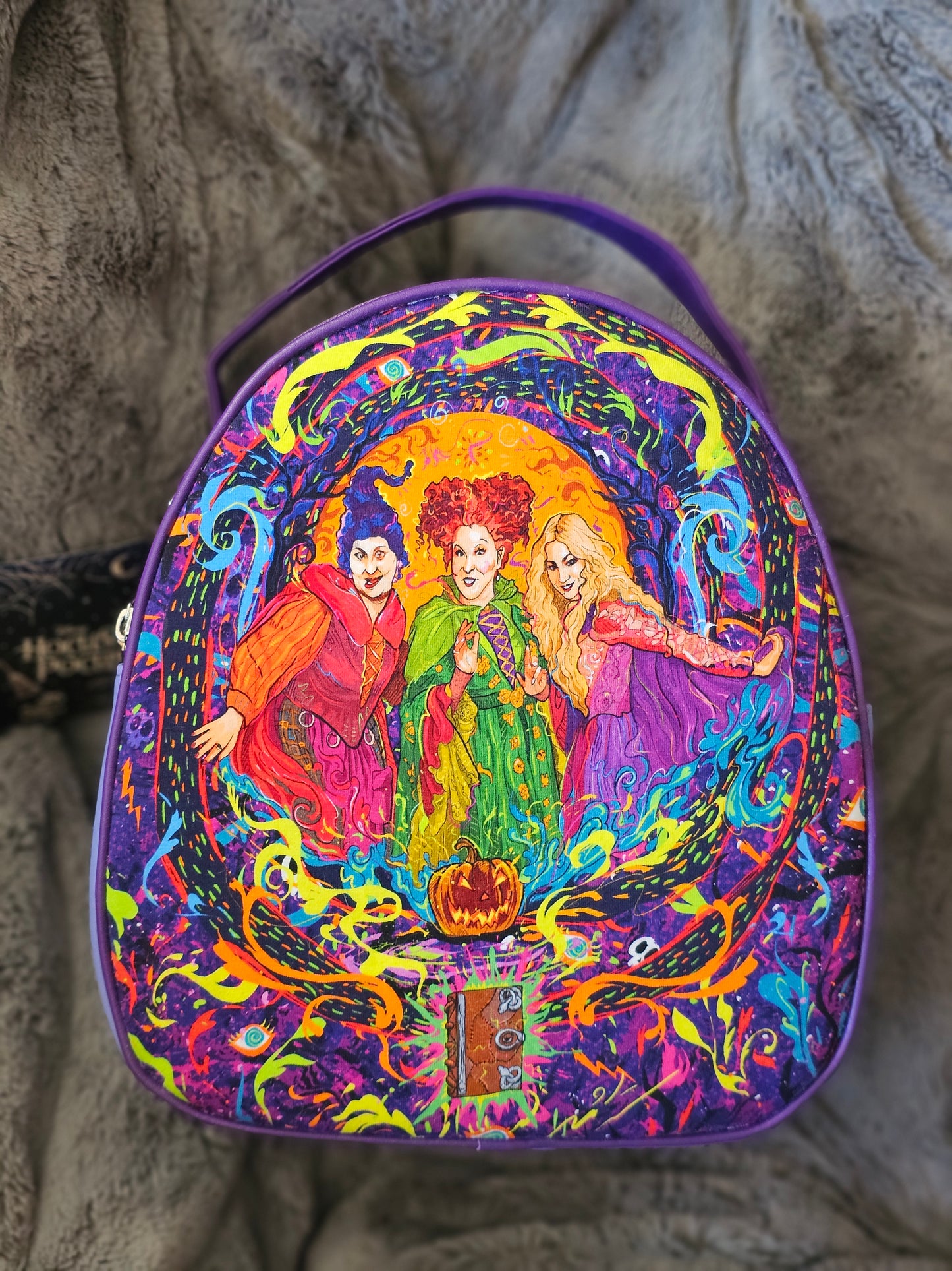 Custom witches mini backpack/ crossbody bag