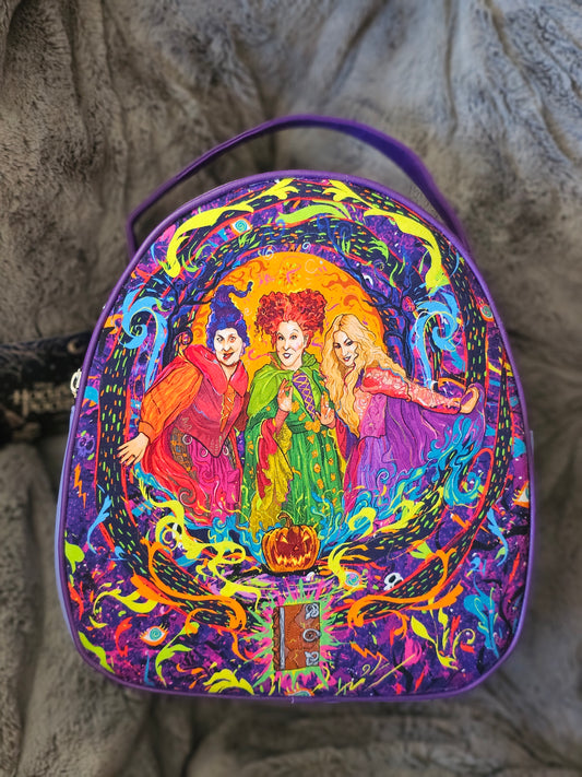 Custom witches mini backpack/ crossbody bag