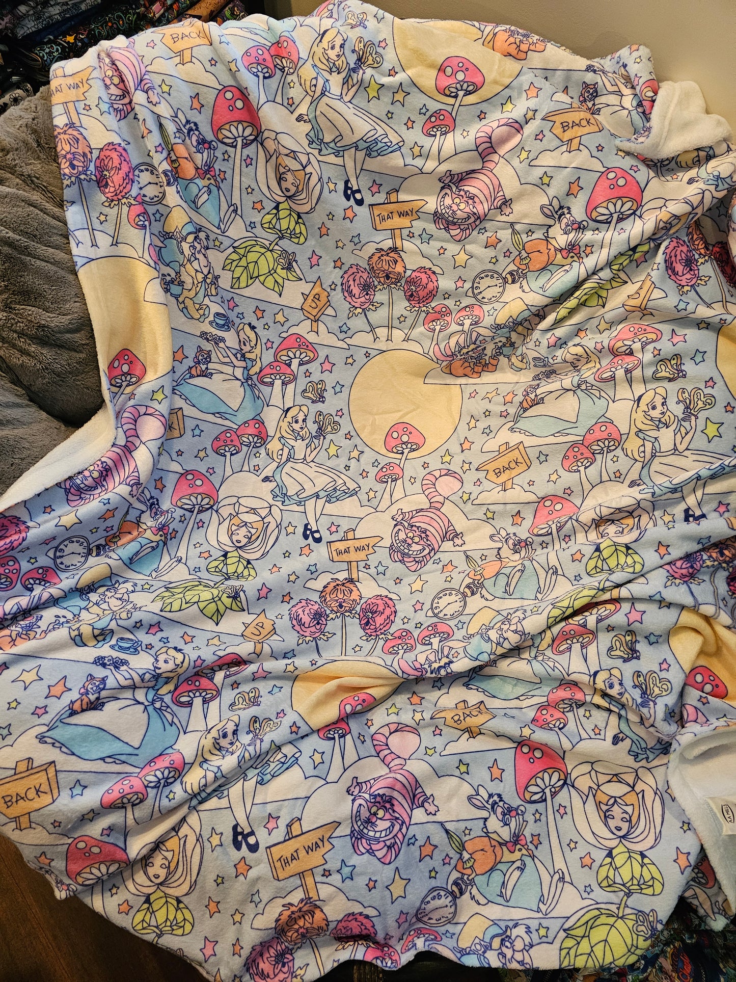 Preorder: pastel alice 50x60 blanket