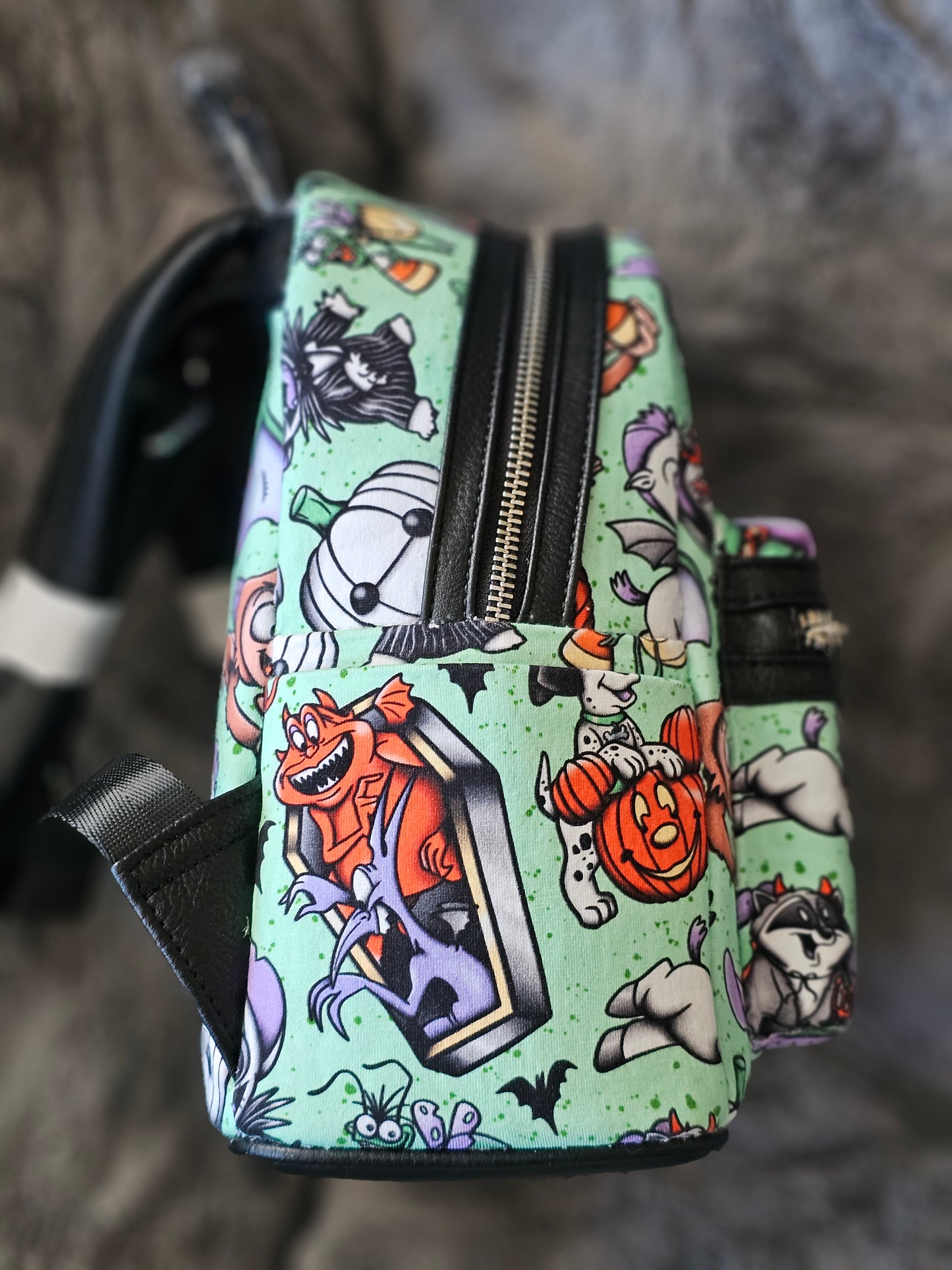 Custom halloween sidekicks mini backpack