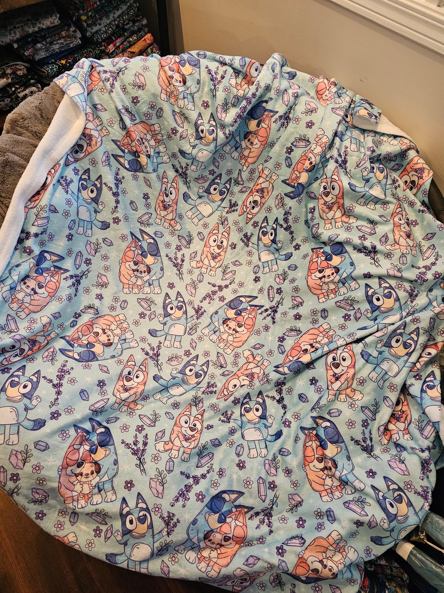 Preorder: lavendar heeler 50x60 blanket