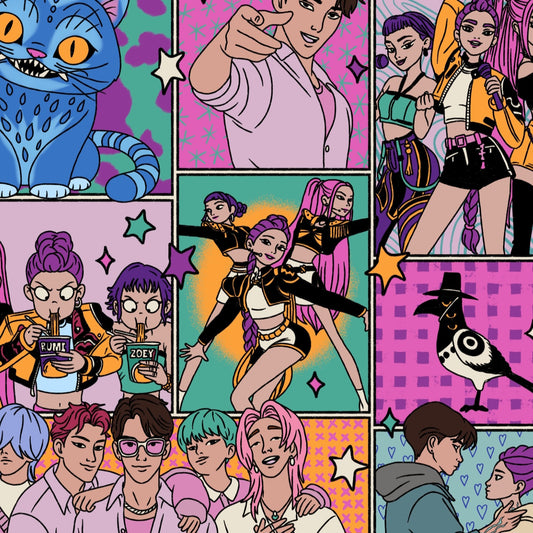 Preorder: kpop comic 50x60 blanket