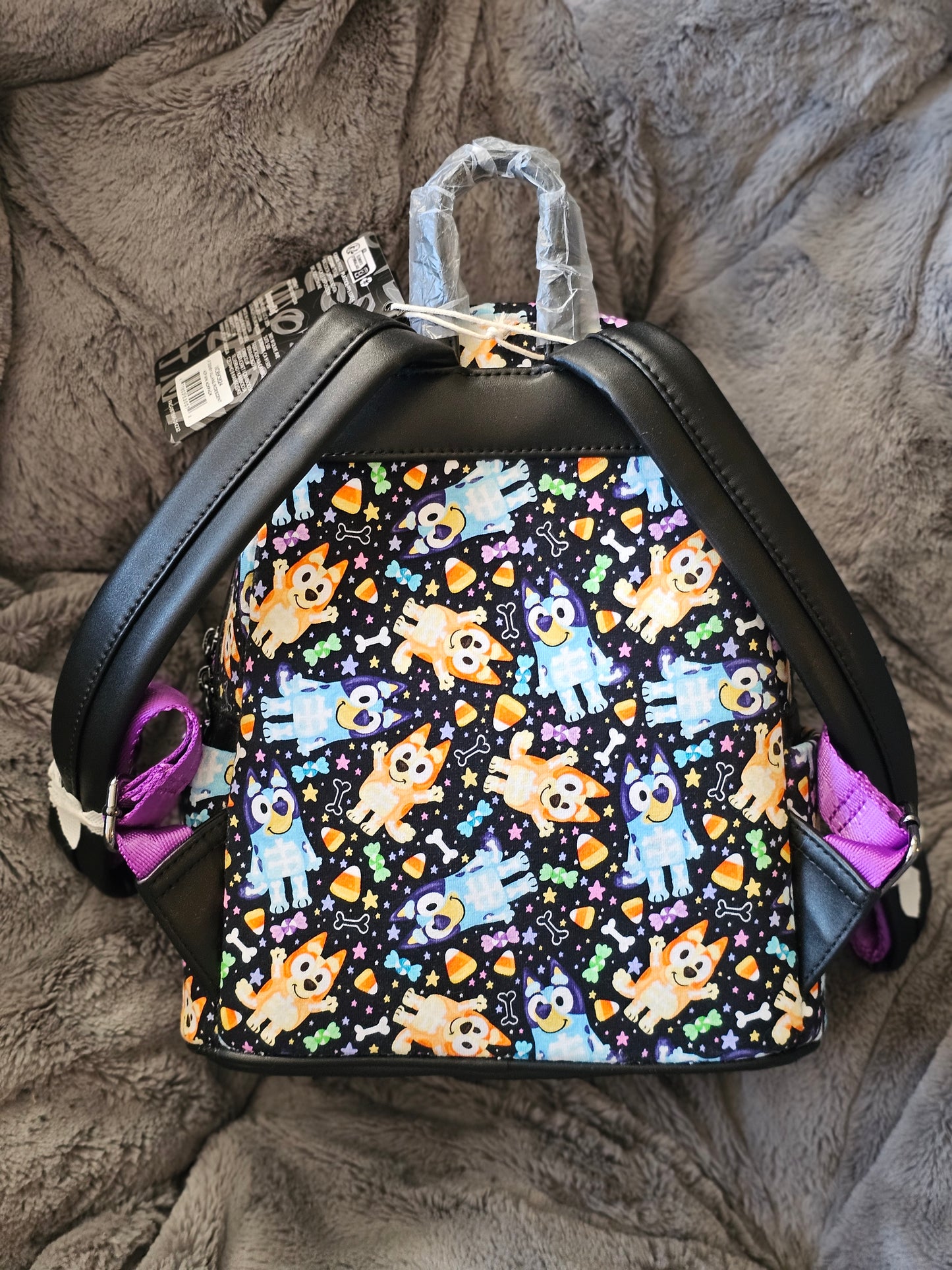 Custom candy corn heeler mini backpack