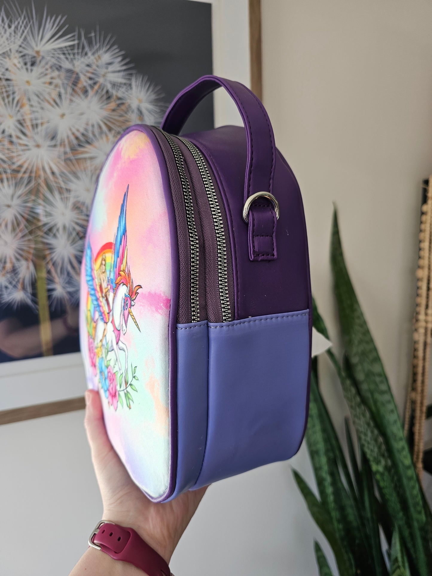Shera custom fabric crossbody/mini backpack