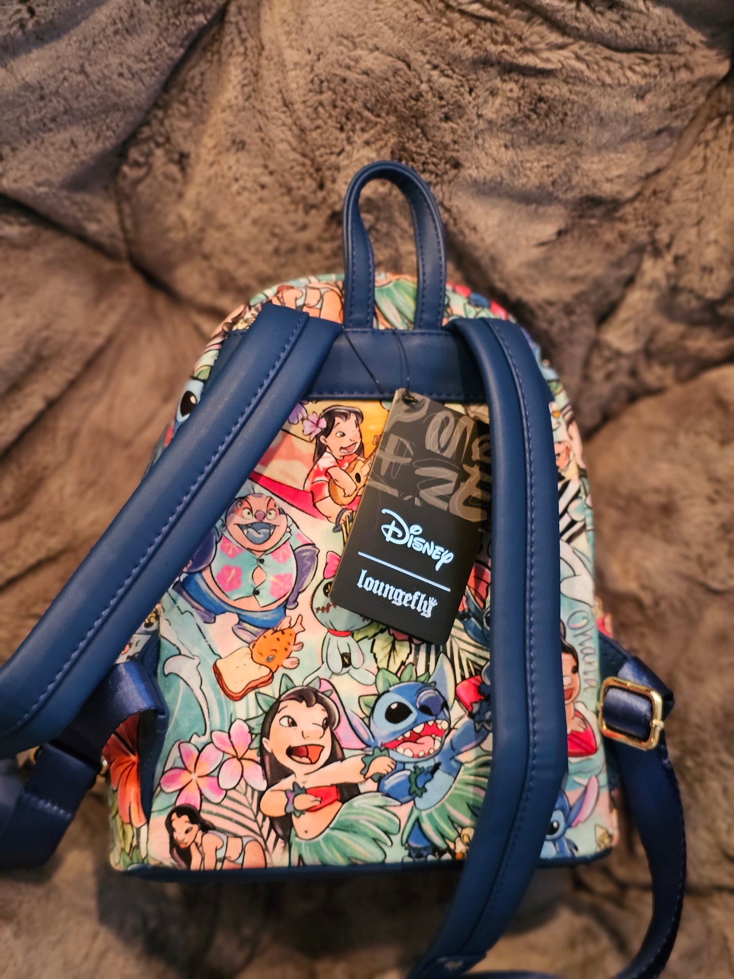 Hawaiian roller coaster mini backpack