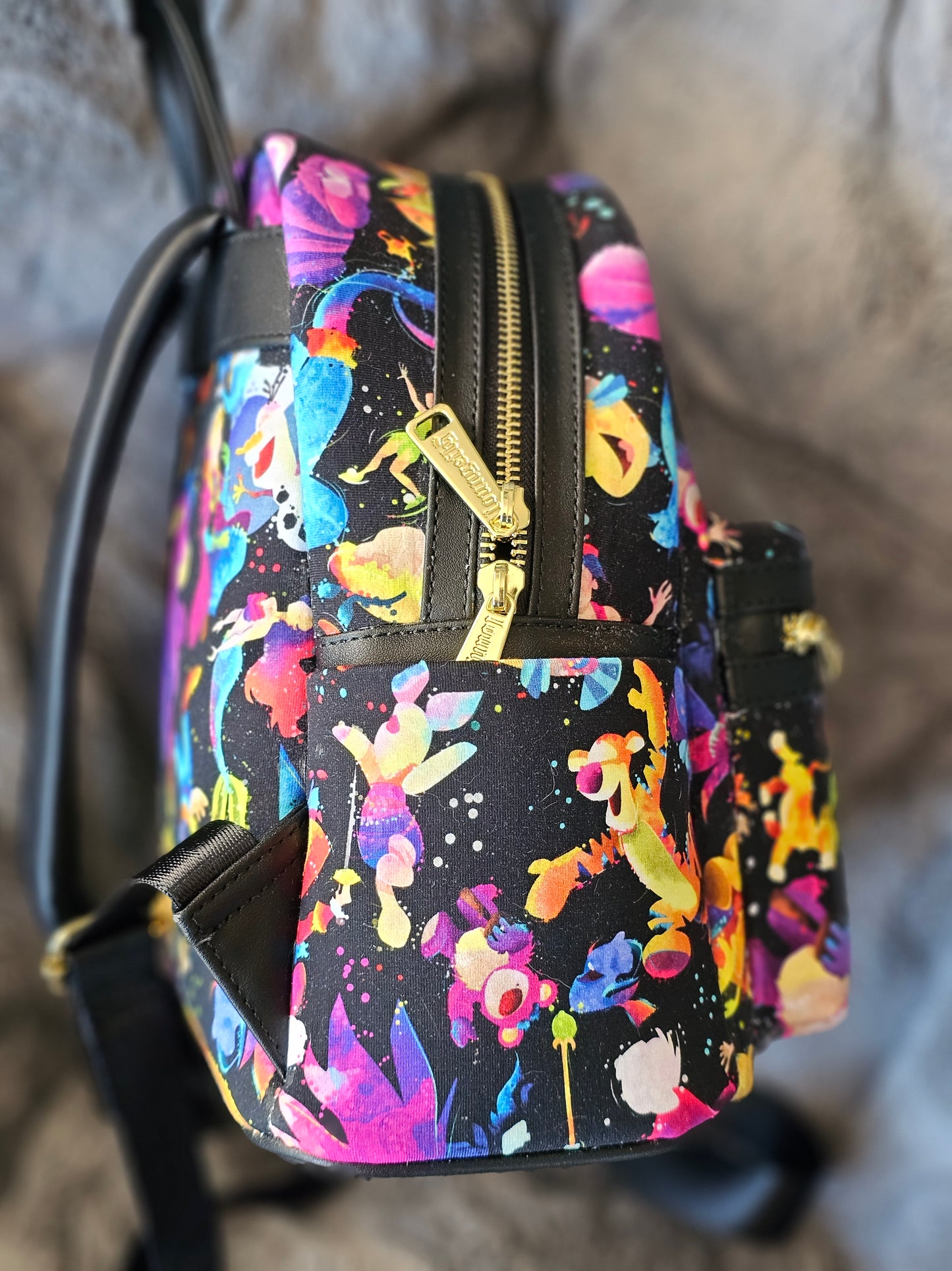 Watercolor custom mini backpack