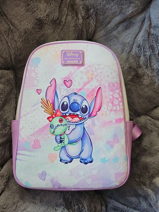 Custom patchwork 626 alien mini backpack