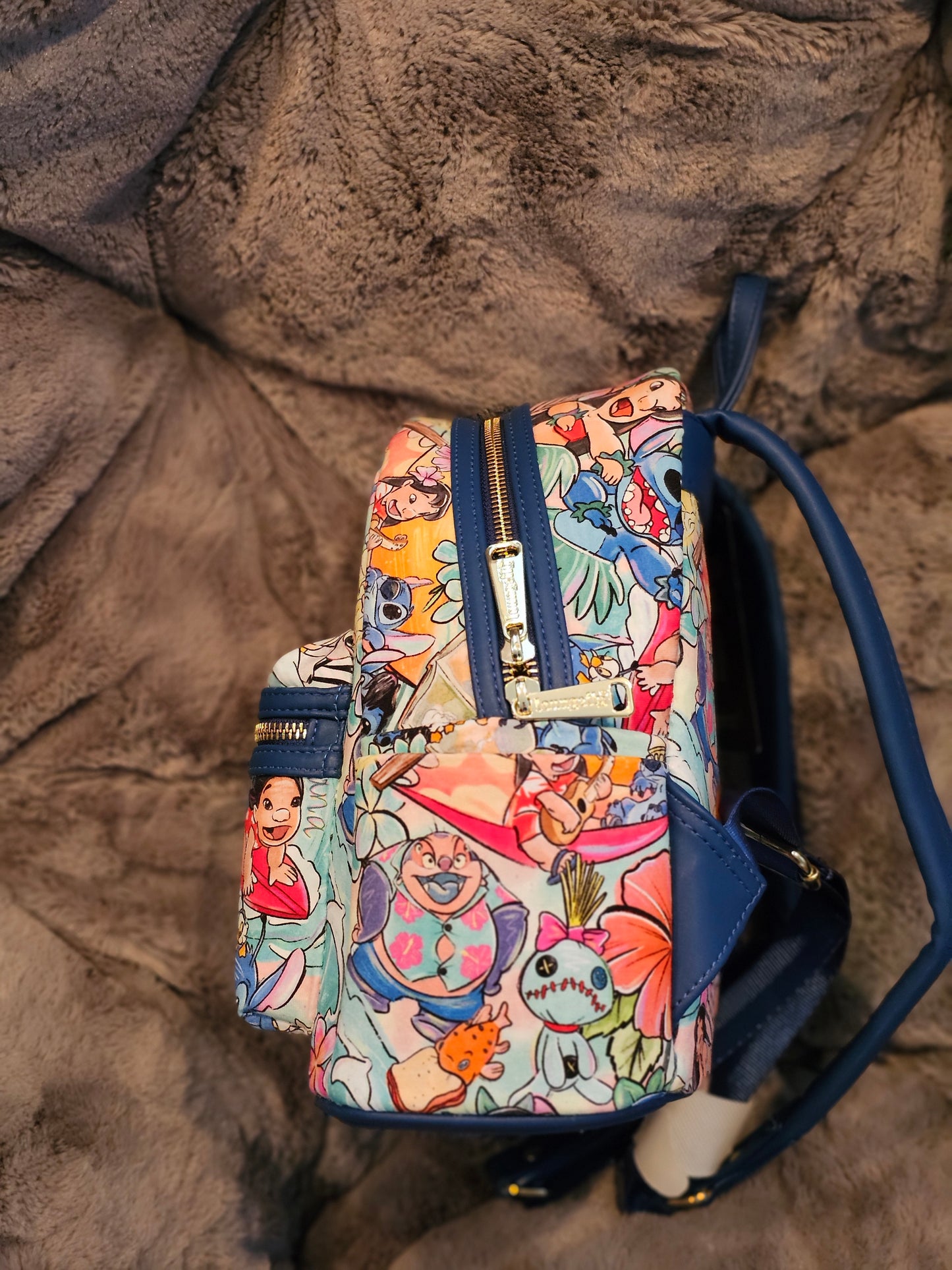 Hawaiian roller coaster mini backpack