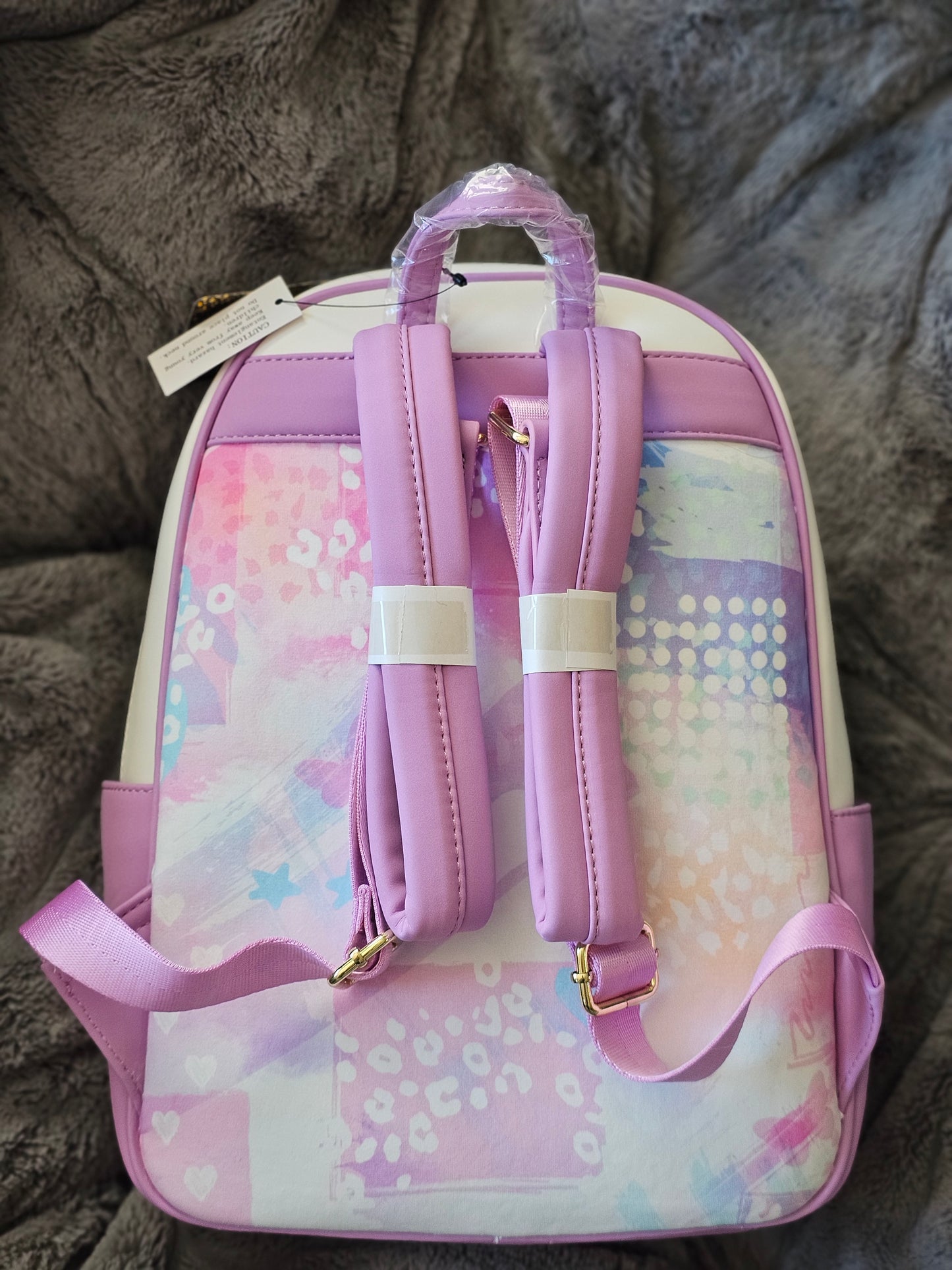 Custom patchwork 626 alien mini backpack