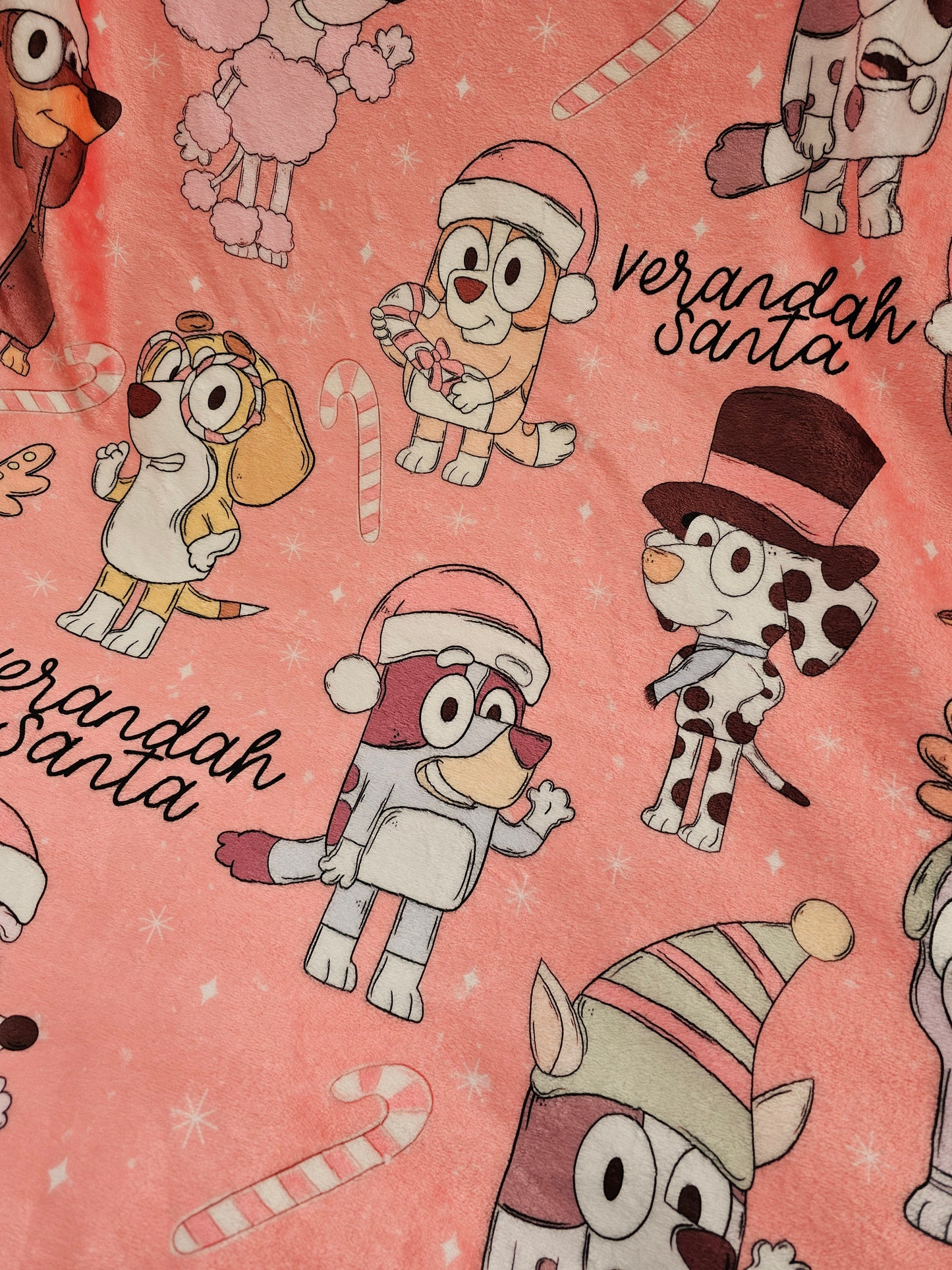 Rts: heeler verandah santa 50x60 blanket