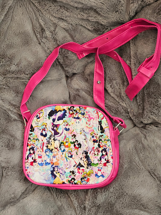 Sailor scout fabric crossbody bag