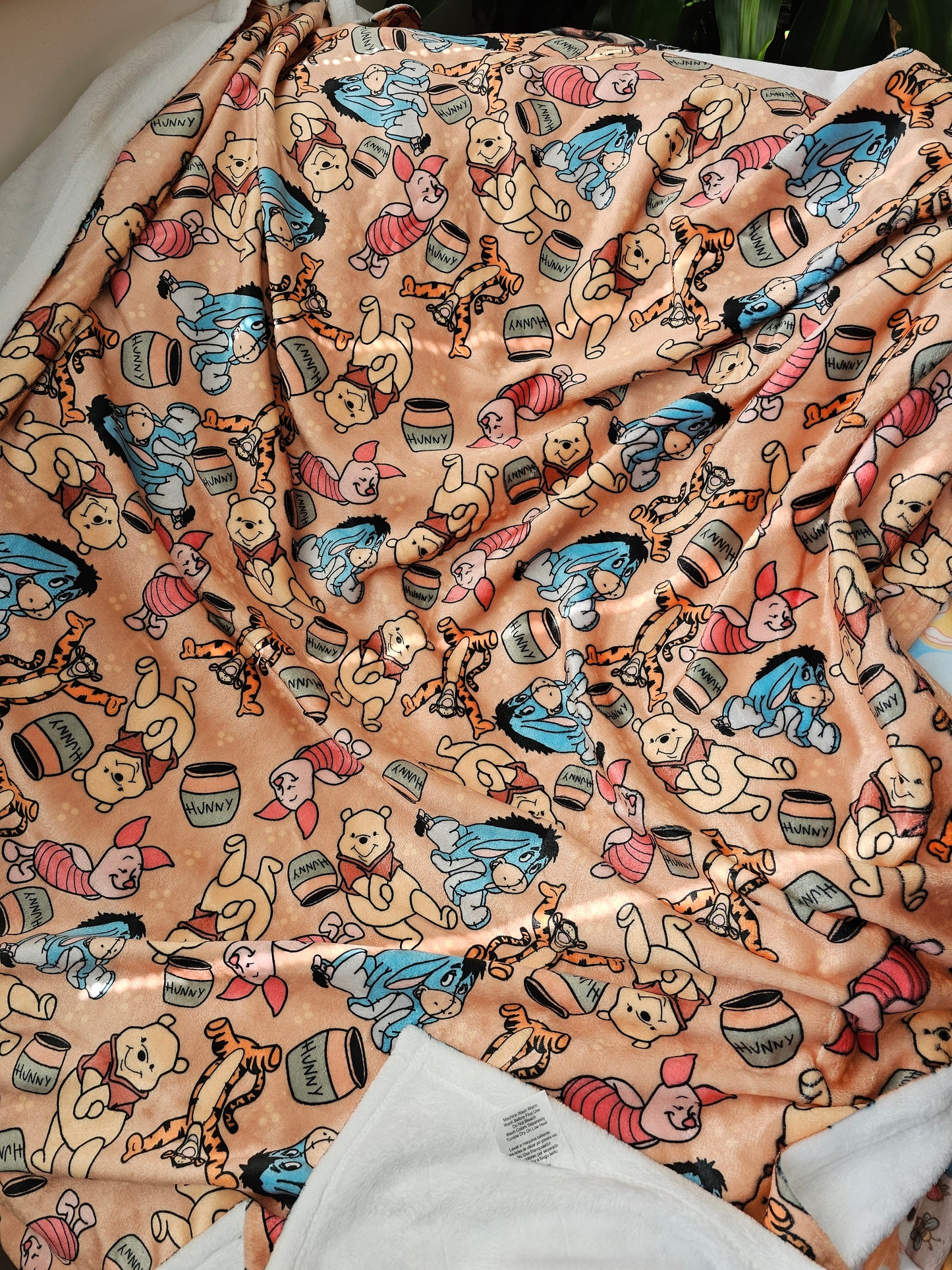 Rts muted honey bear 50x60 blanket