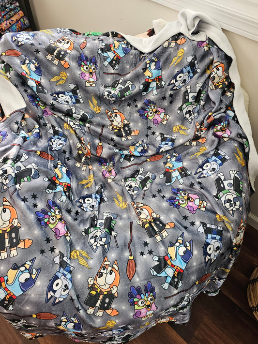 Preorder: wizard heelers blanket 50x60