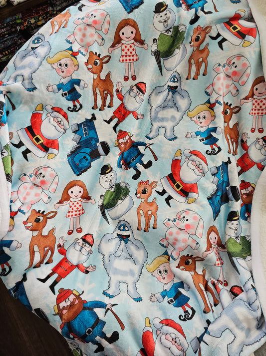Preorder: christmas characters 50x60 blanket