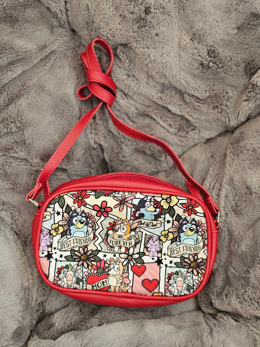 Heeler comic crossbody bag