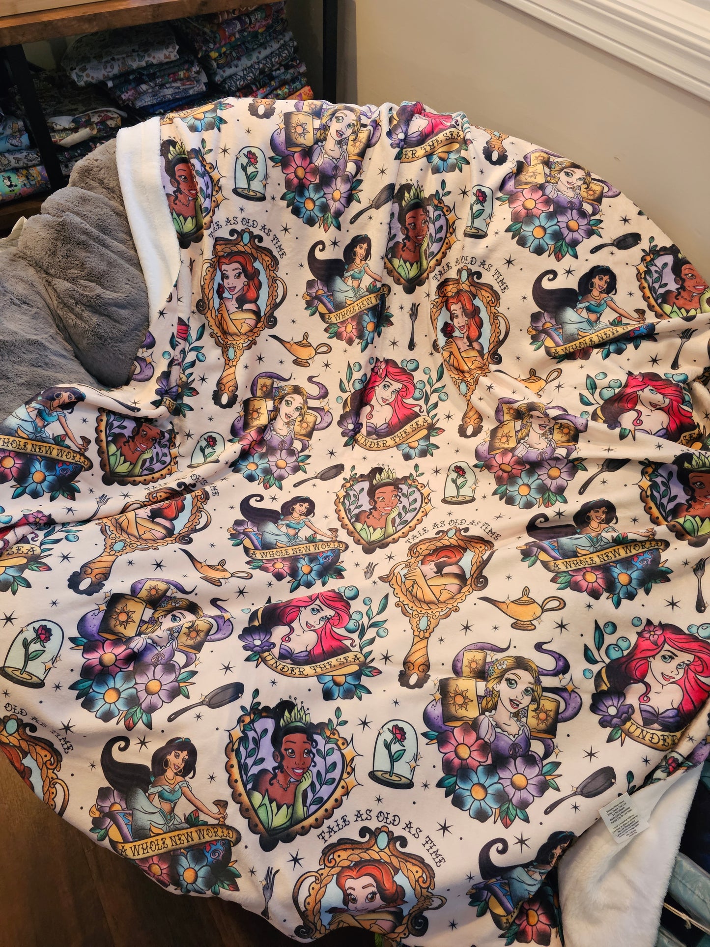 Preorder: princess tattoo 50x60 blanket
