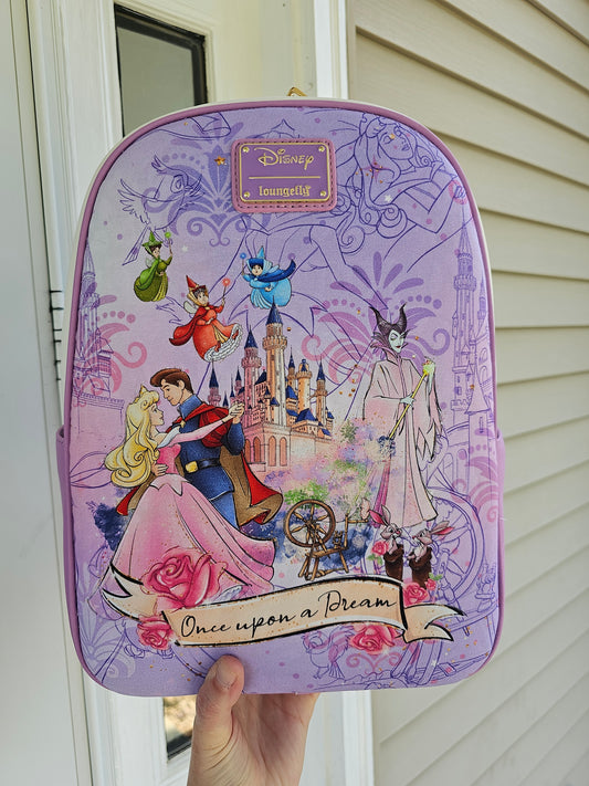 Purple beauty custom mini backpack