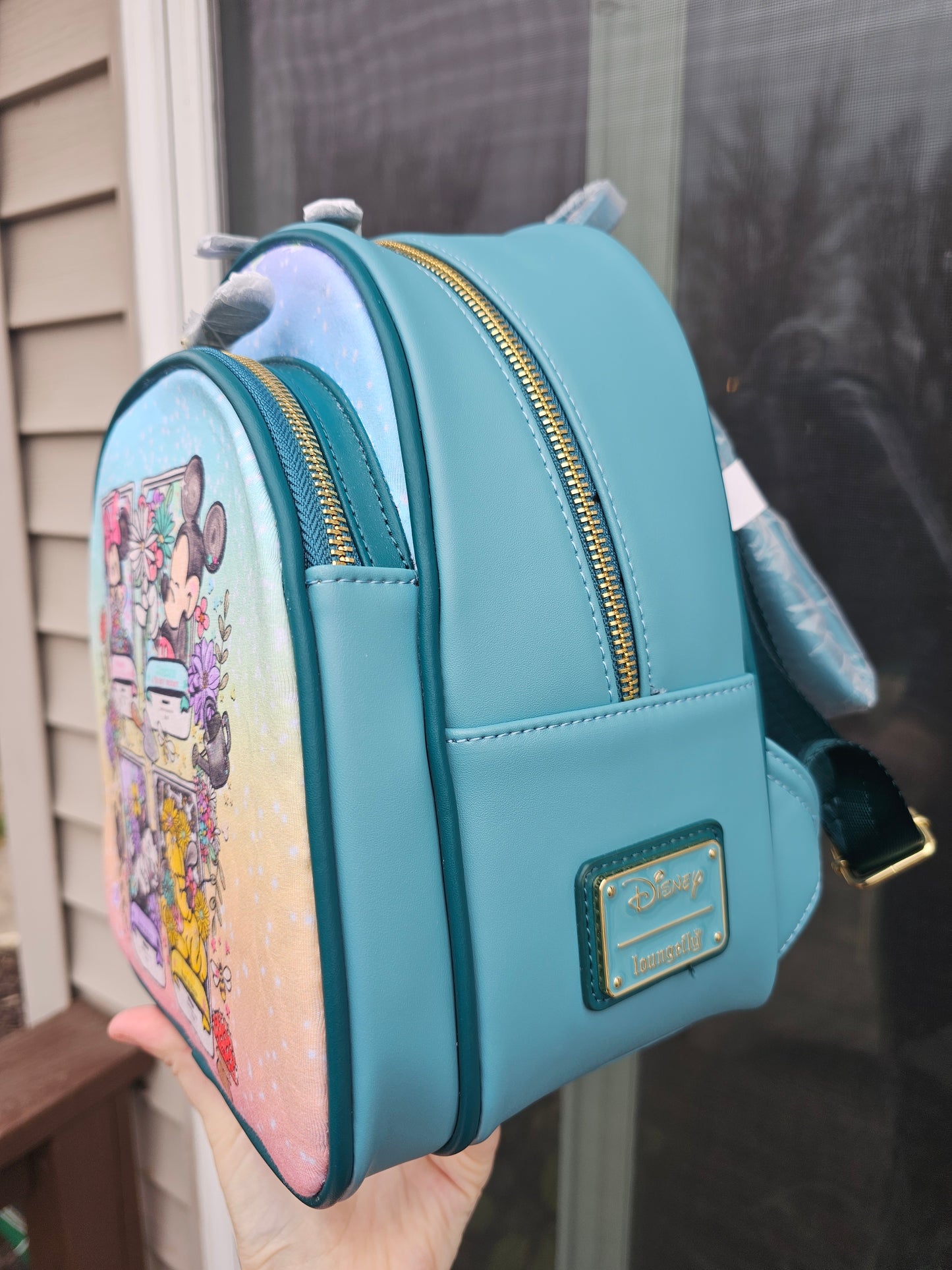 Mouse seed packets custom fabric mini backpack