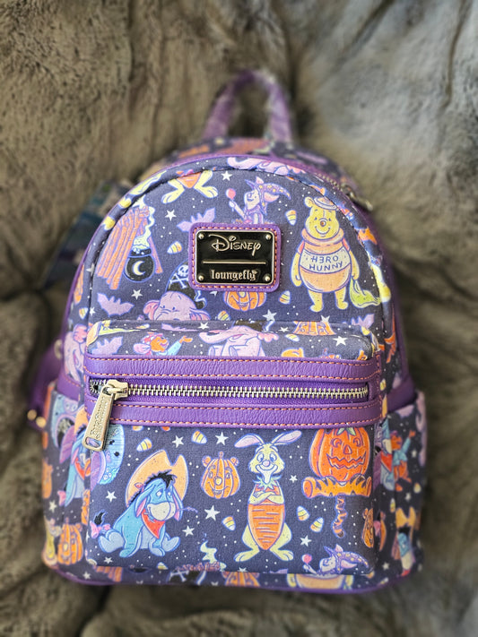 Custom halloween pooh mini backpack