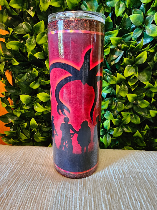 Stranger things inspired tumbler - flawed