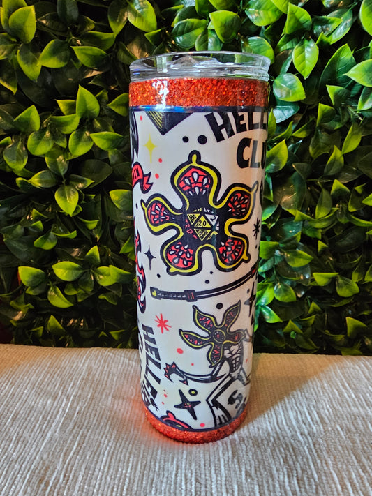 Stranger things inspired tumbler