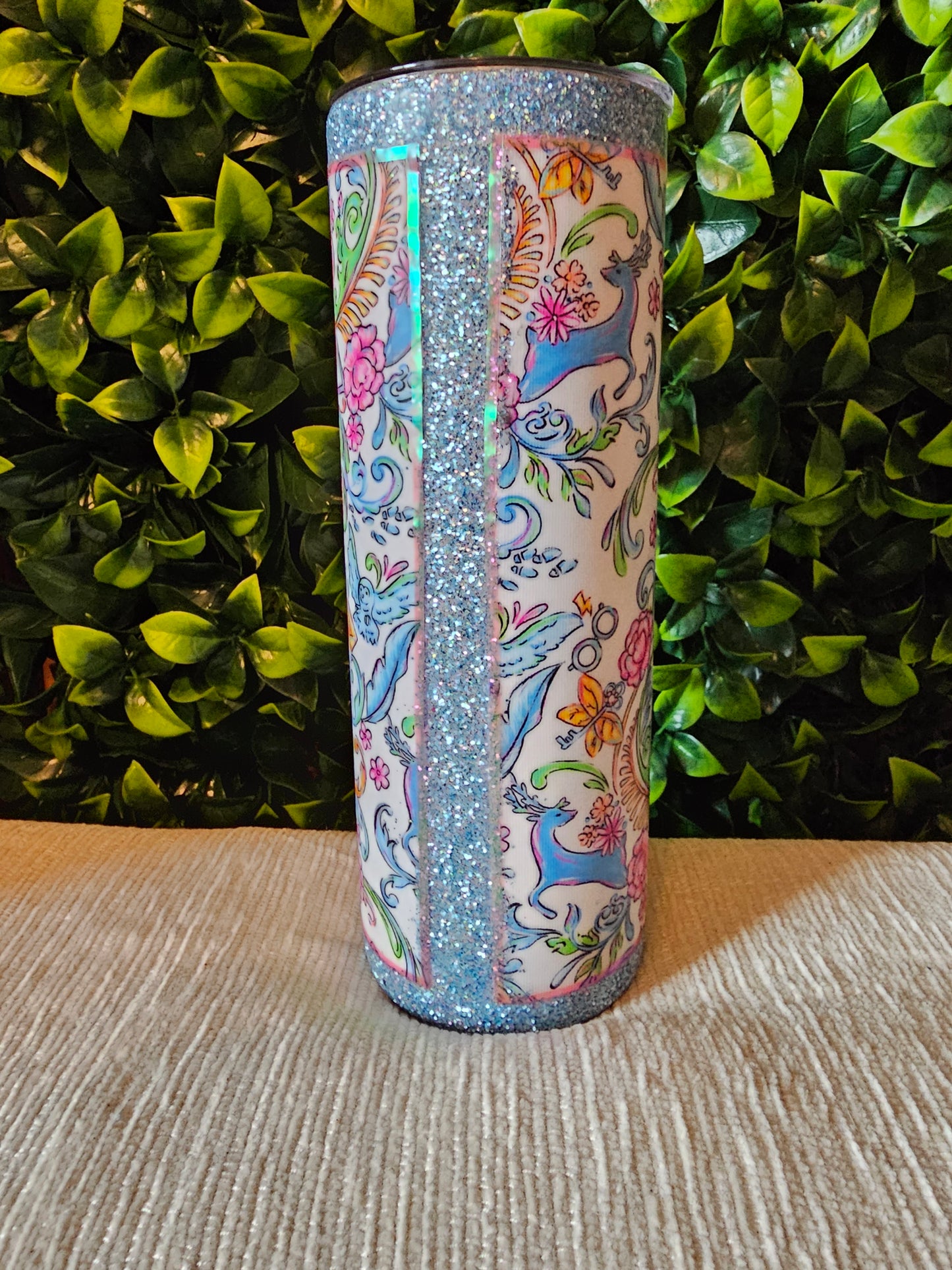 HP damask tumbler