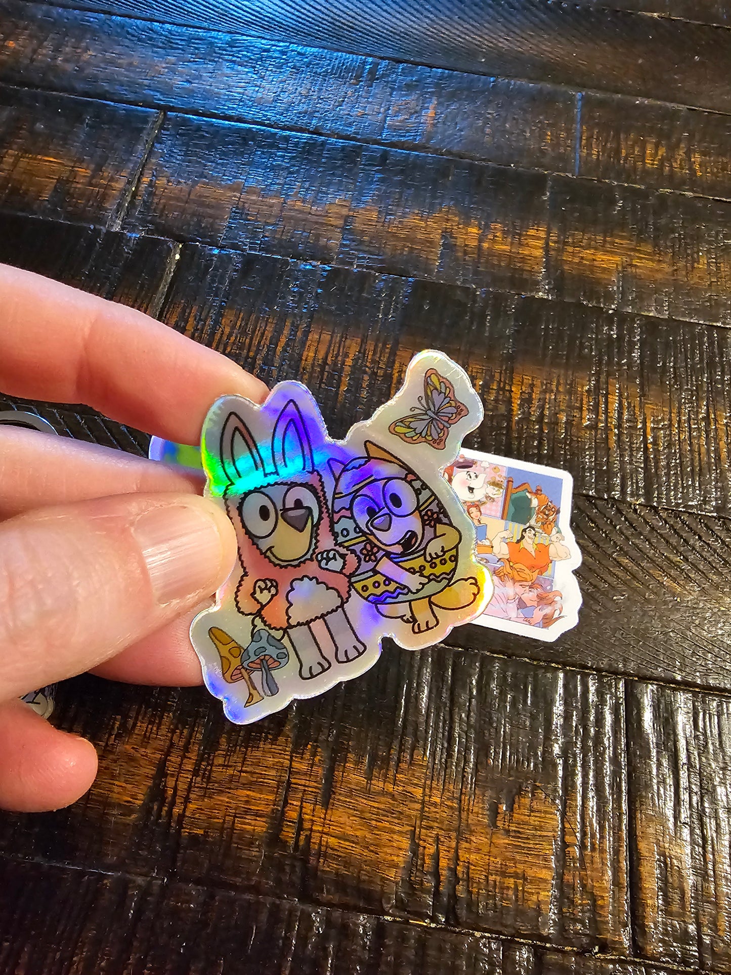 Rts sticker holographic easter heeler