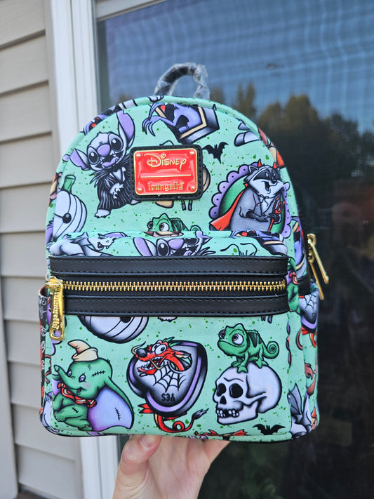 Sidekicks halloween custom fabric mini backpack