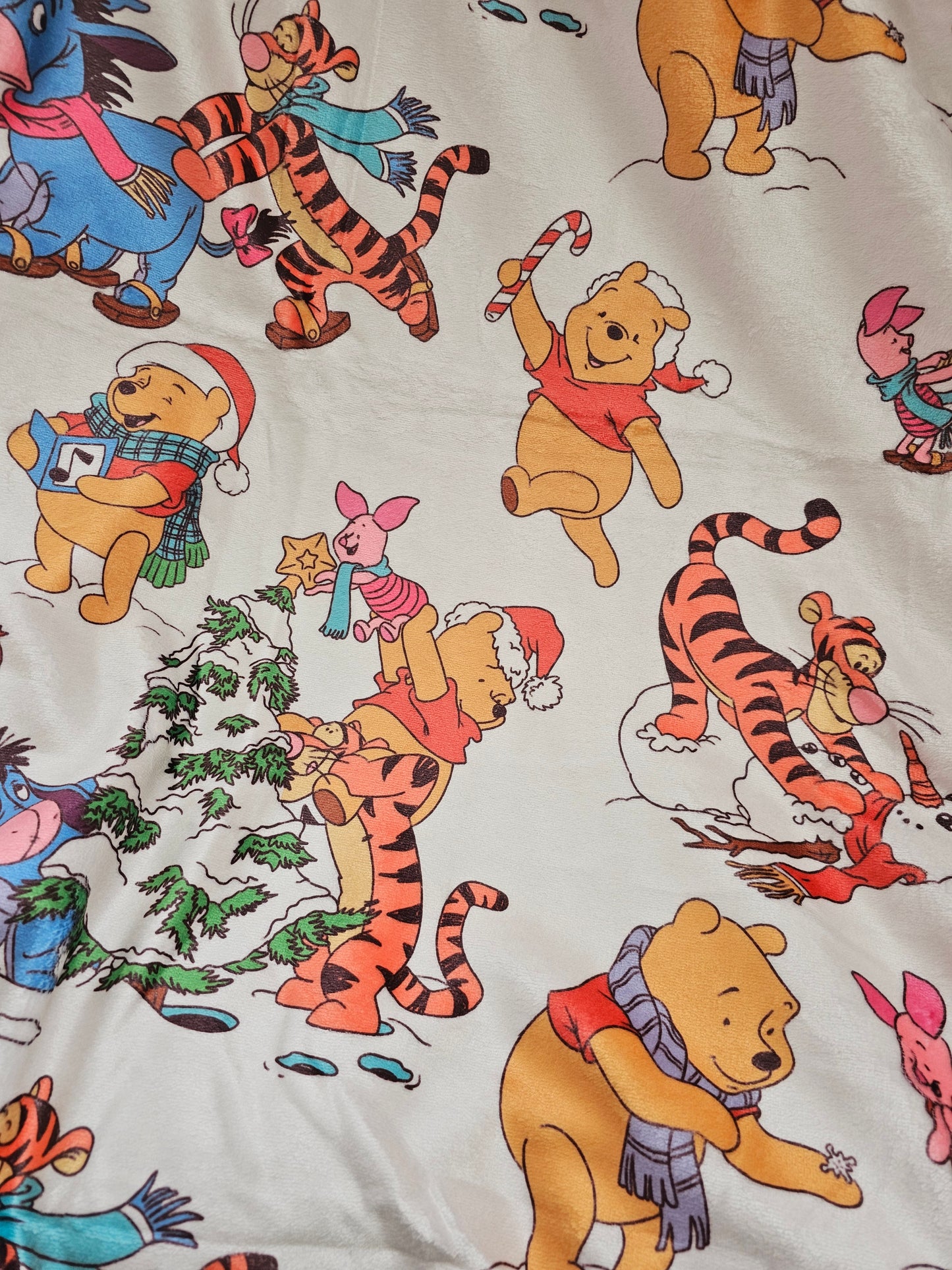 Preorder: silly old bear in the snow 50x60 blanket