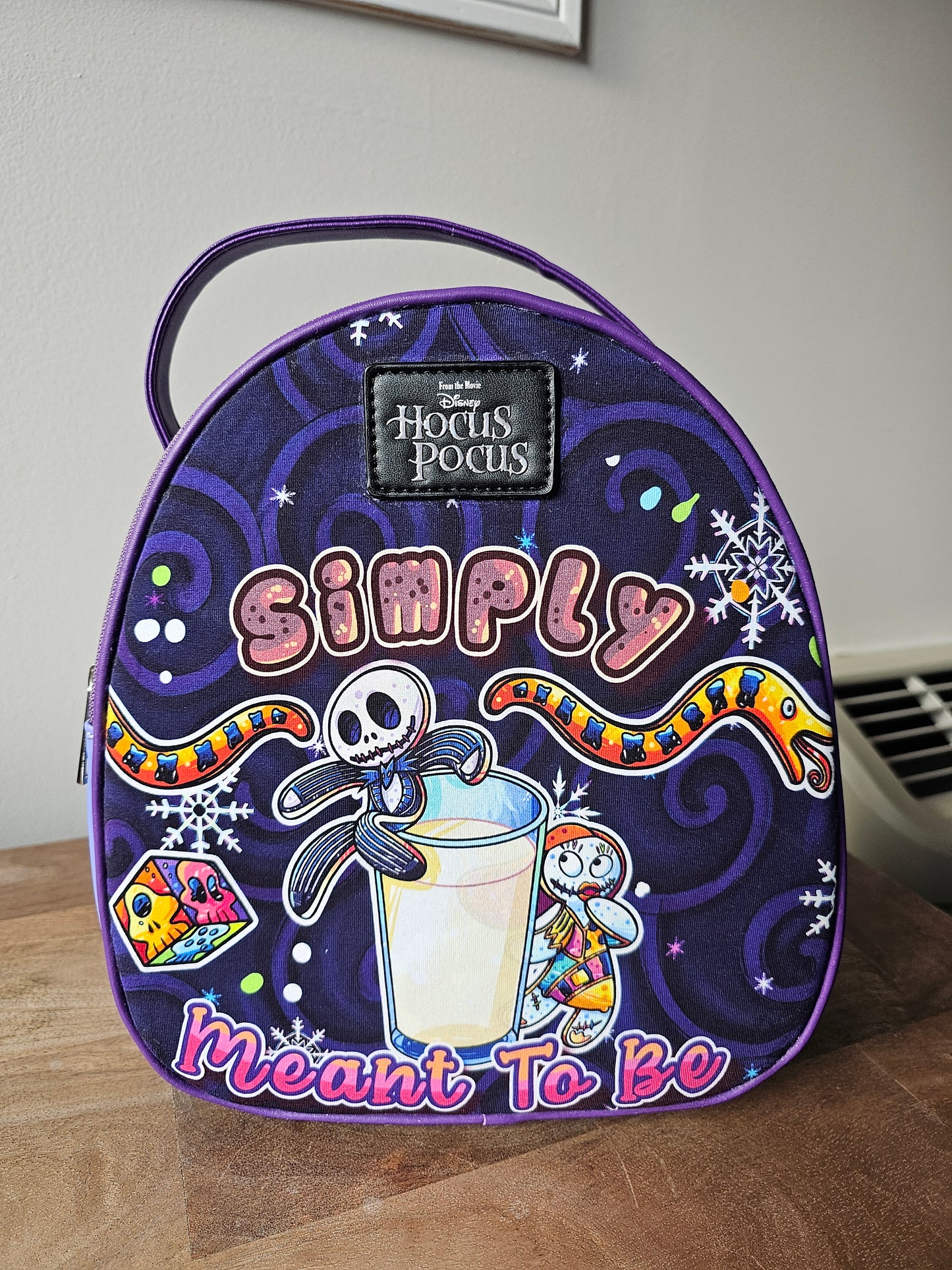 Custom milk and cookies NBC mini backpack