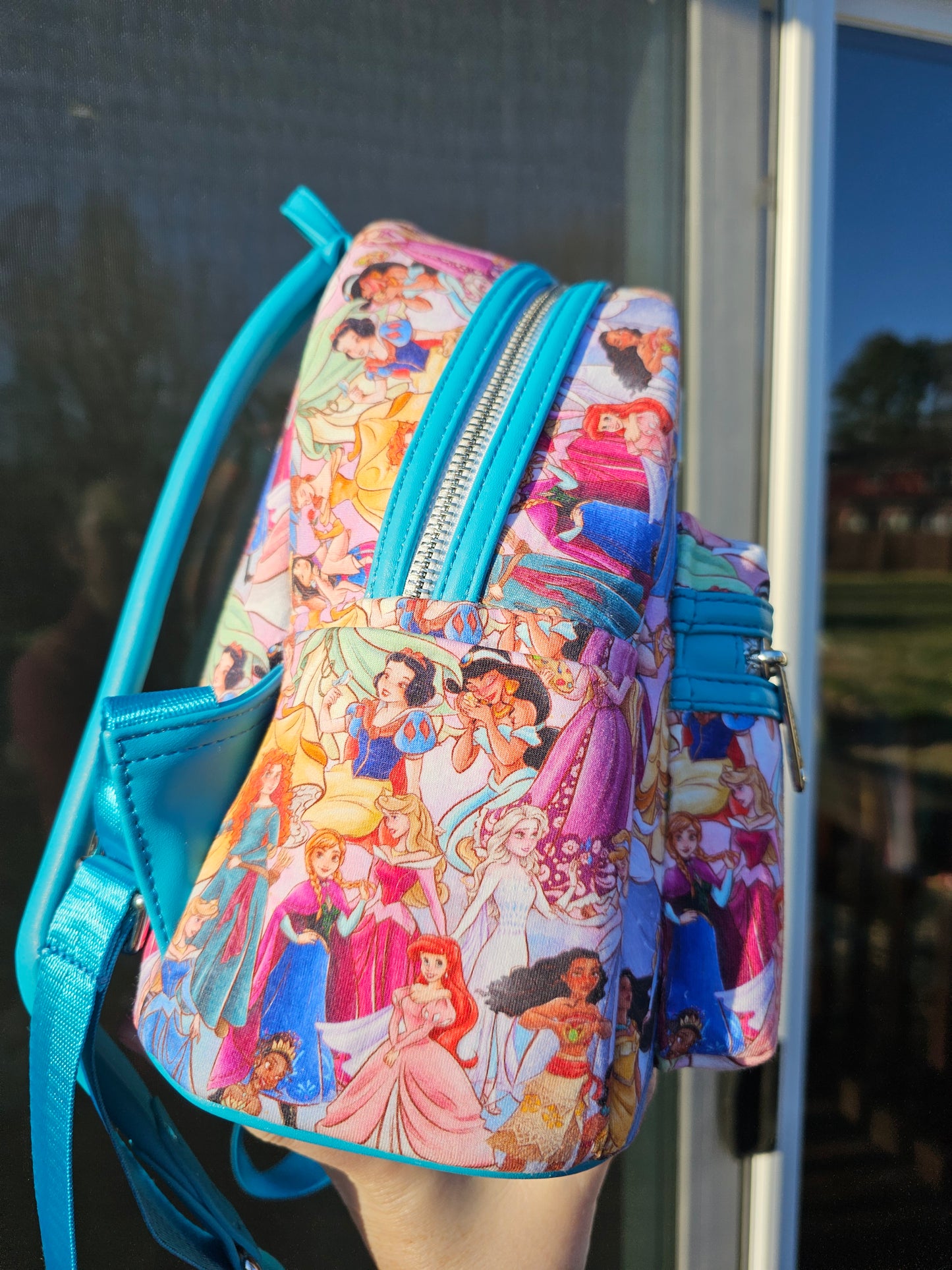 Custom princess collage mini backpack