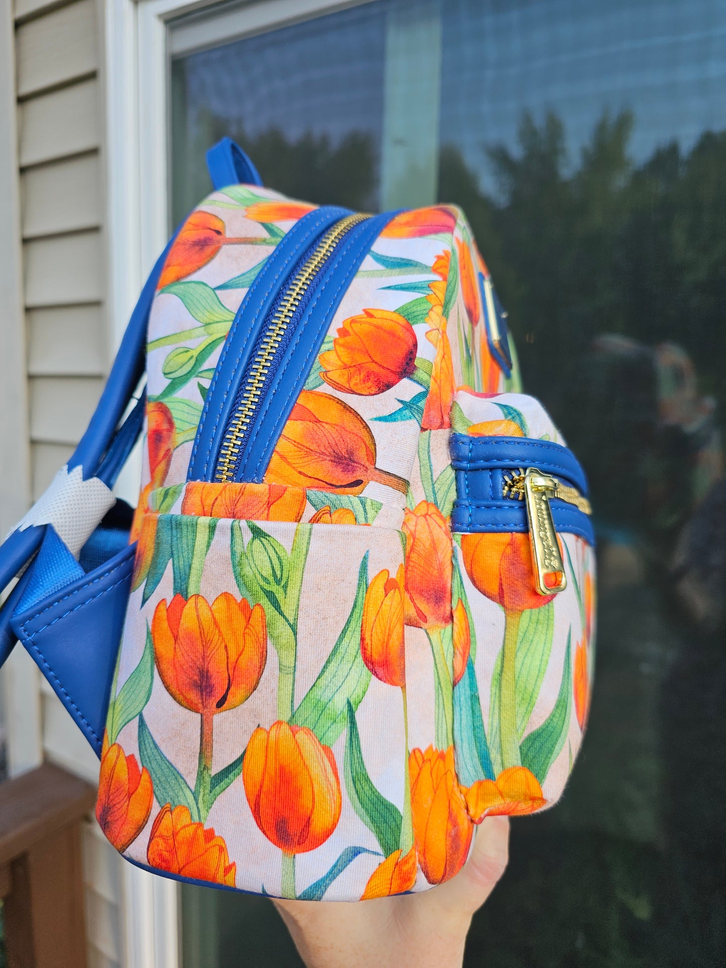 Custom flower festival mini backpack