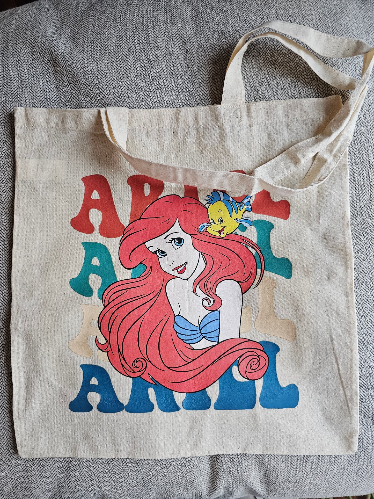 Mermaid canvas totes