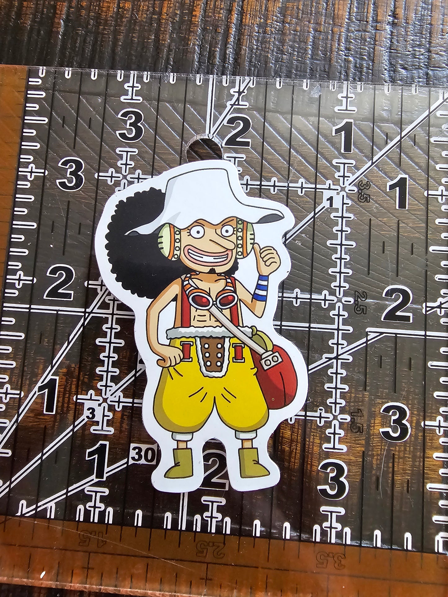 Straw hat magnet