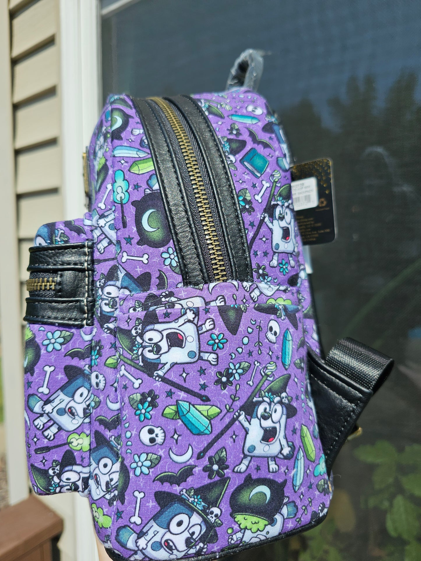 Witchy heeler custom mini backpack