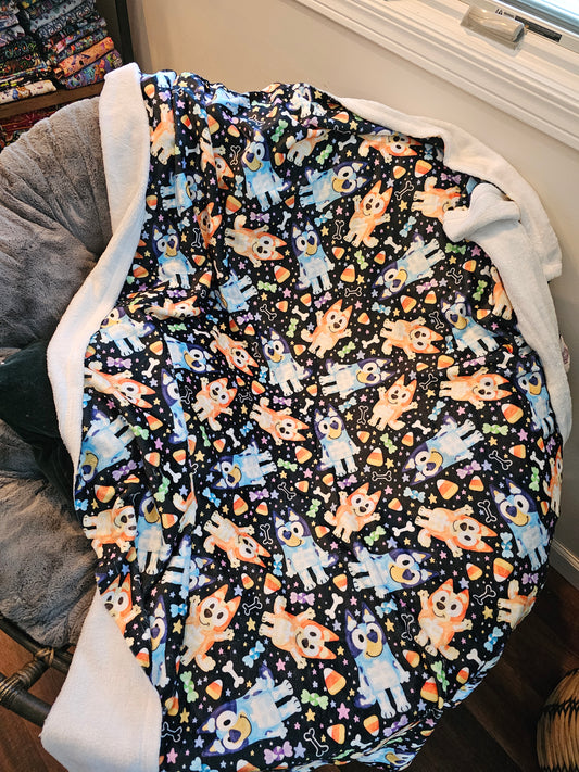 Preorder: candy corn heeler 50x60 blanket