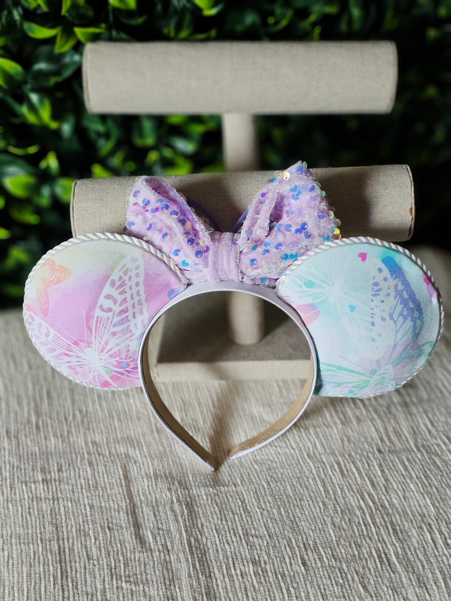 Butterfly ear headband