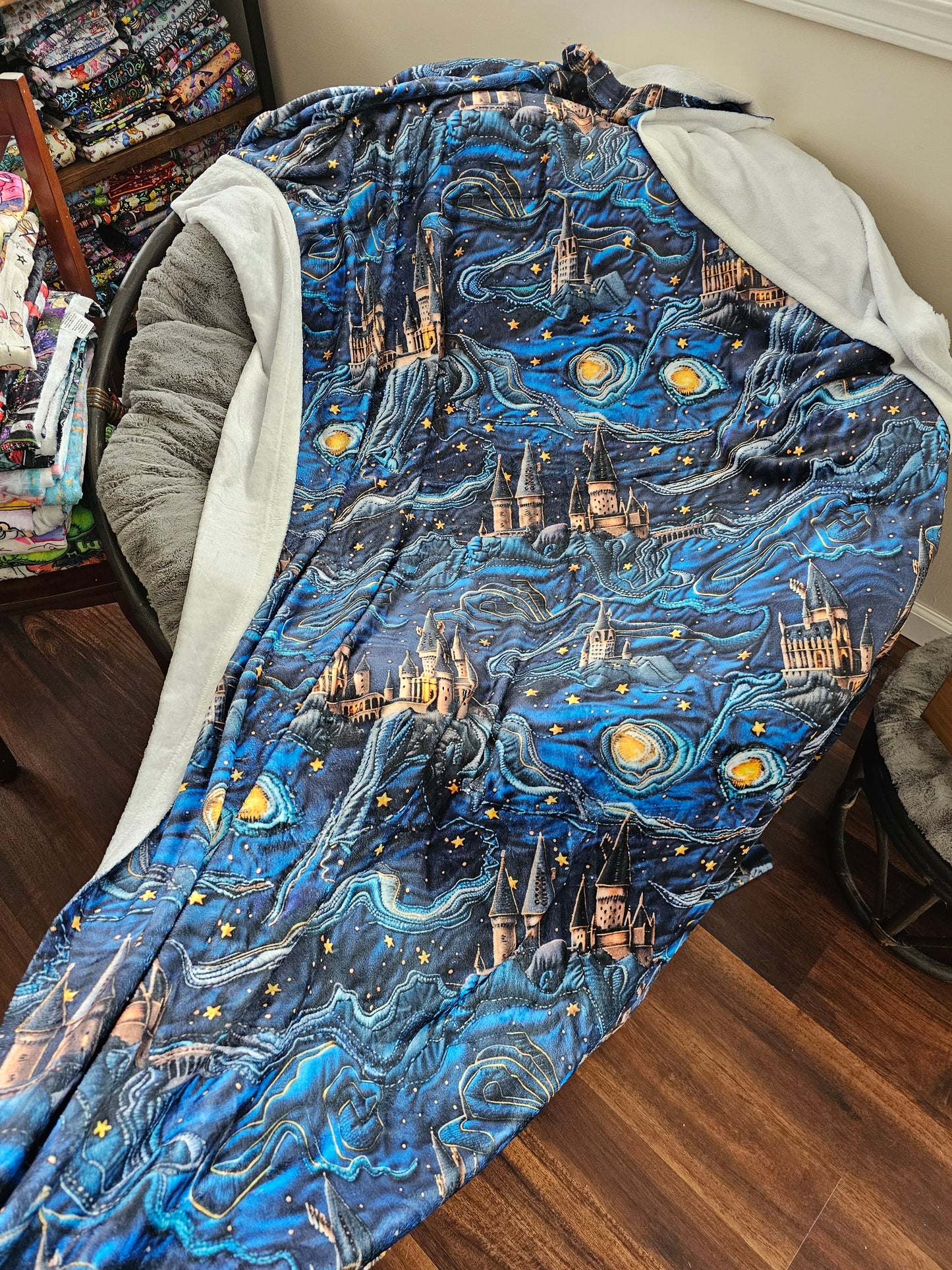 Rts starry night castle 60x80 blanket