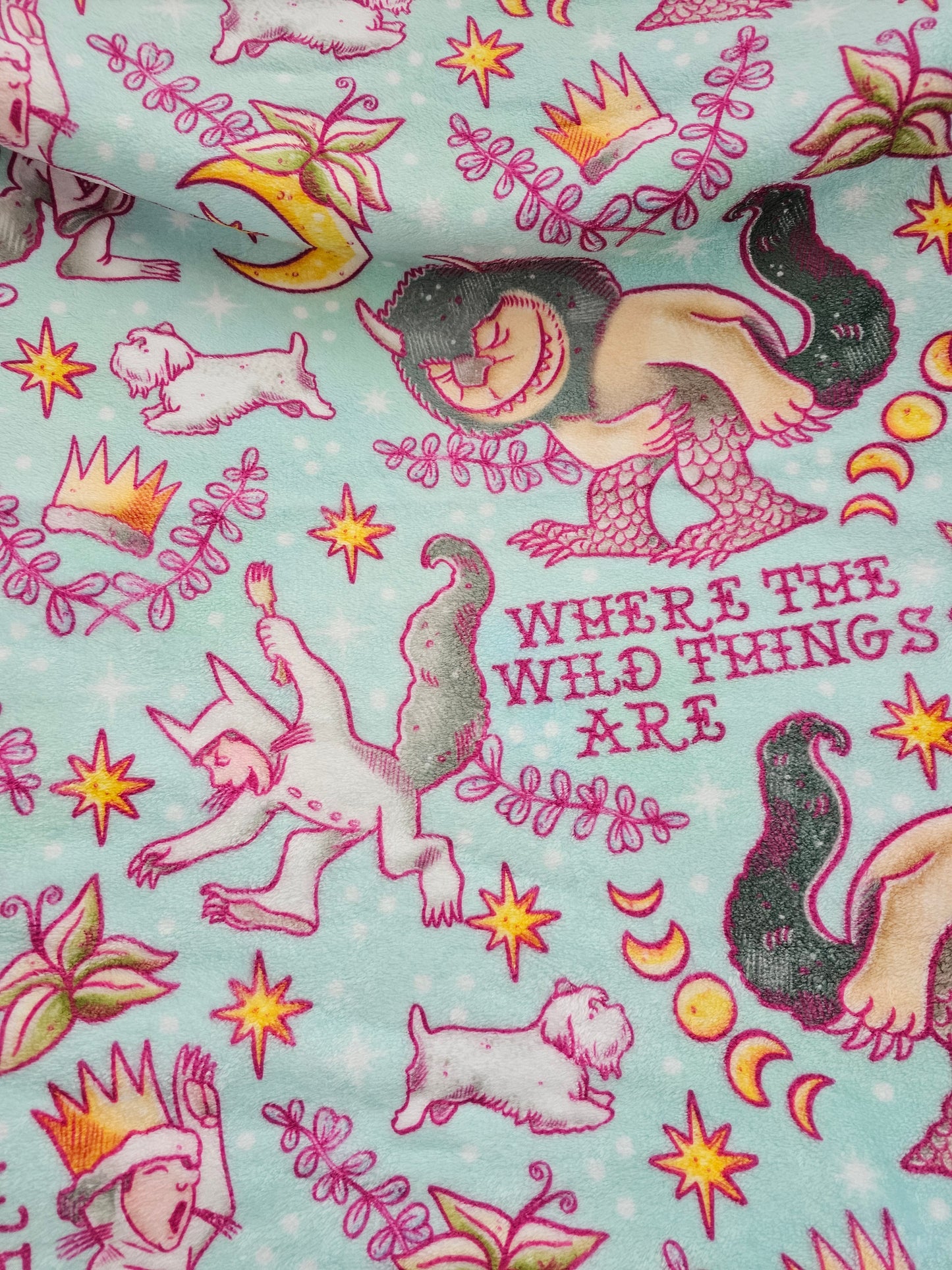 Preorder: pastel wild things 50x60 blanket