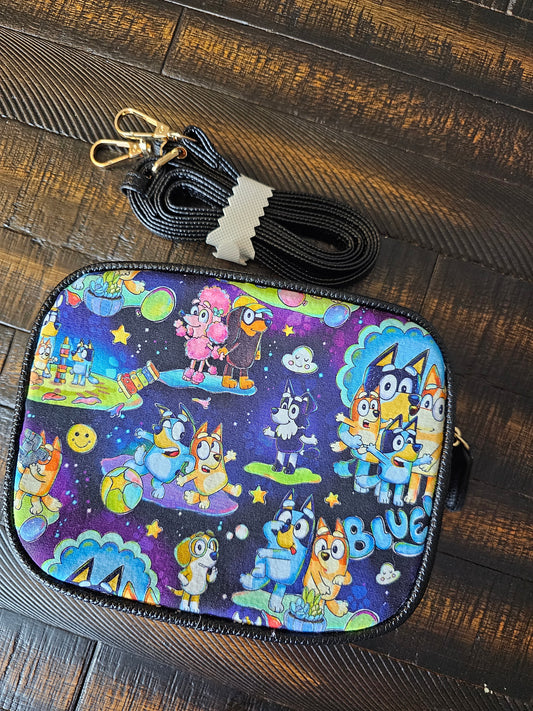 Space heeler crossbody bag