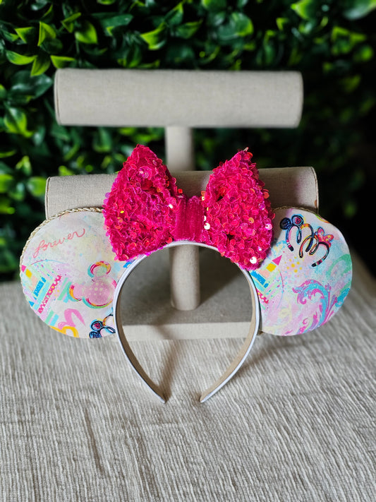 Artistic ear headband