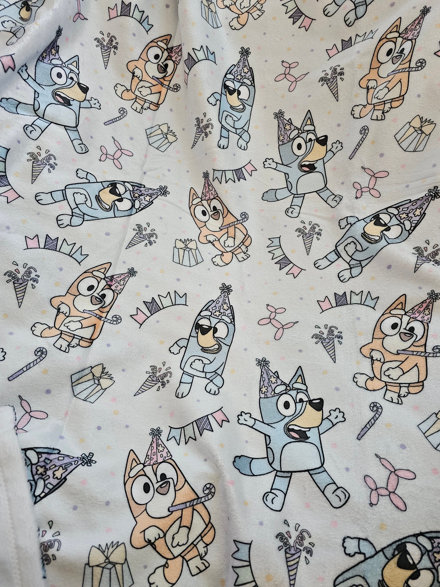 Rts heeler birthday 50x60 blanket