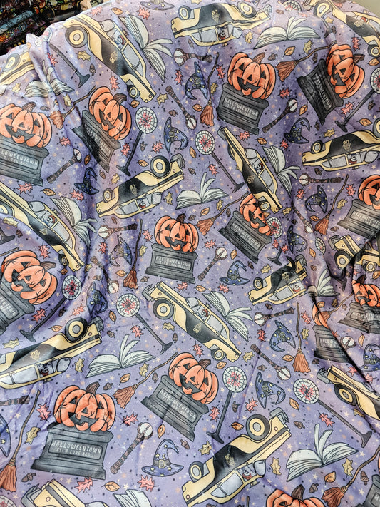 Rtd: halloween town 50x60 blanket