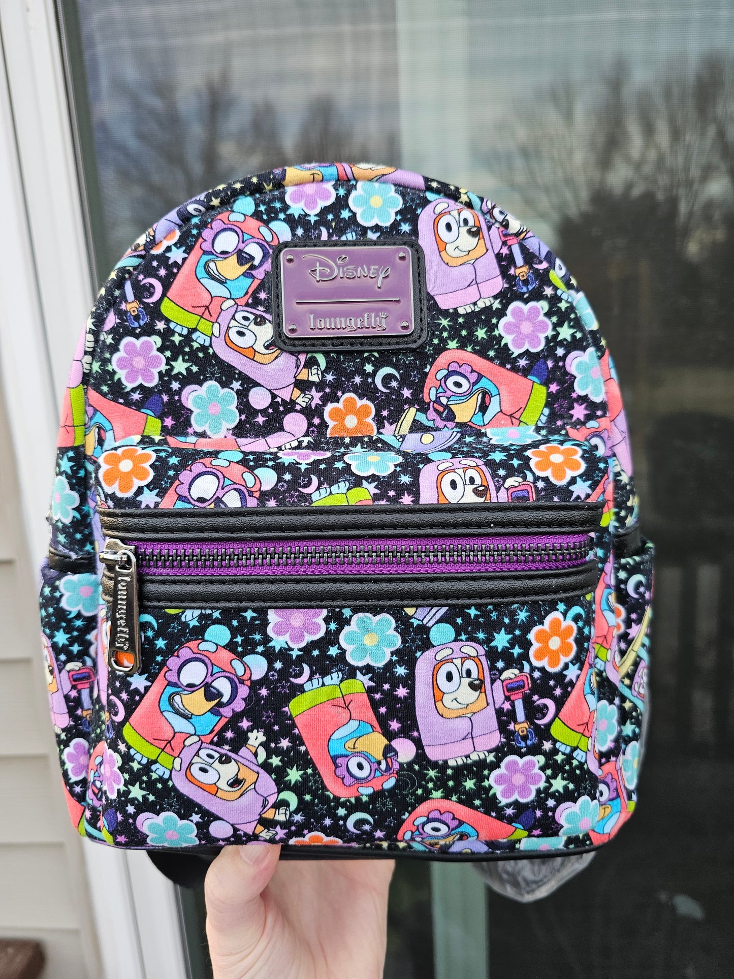 Custom fabric grannies heeler mini backpack