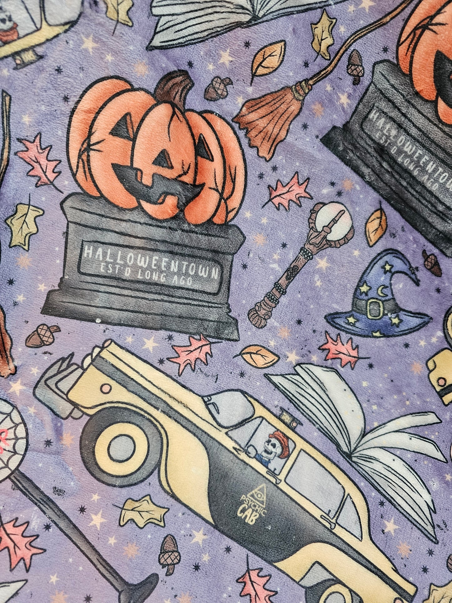 Rtd: halloween town 50x60 blanket