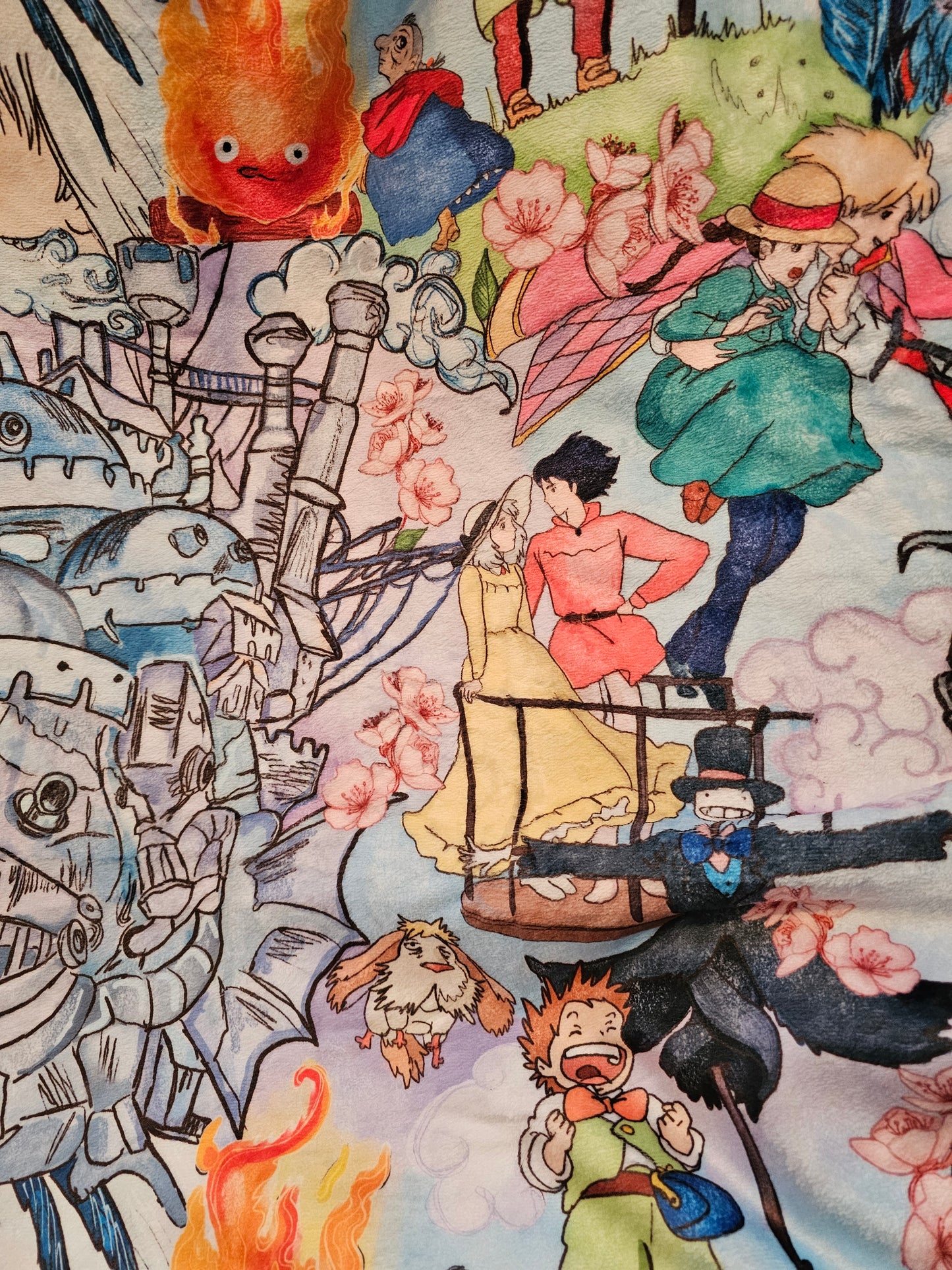 Preorder: moving castle 50x60 blanket