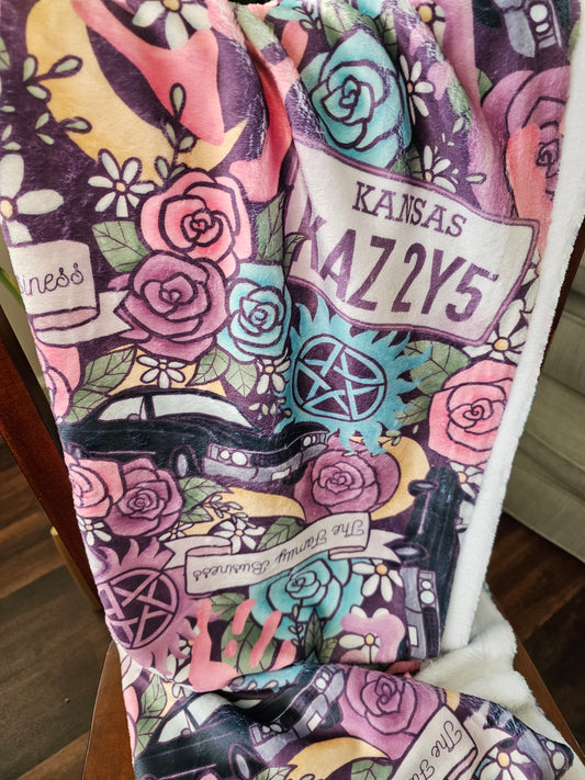 Preorder kansas 50x60 blanket